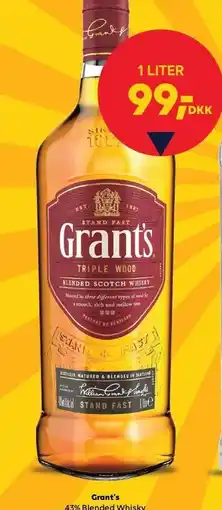 BorderShop Grant's 43% Blended Whisky tilbud