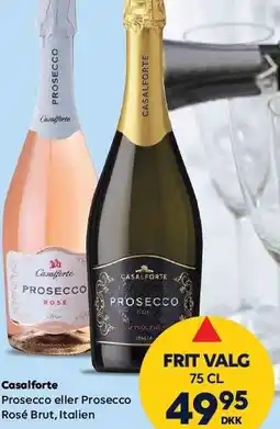 BorderShop Casalforte Prosecco eller Prosecco Rosé Brut tilbud