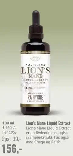 Helsam Lion's Mane Liquid Extract tilbud