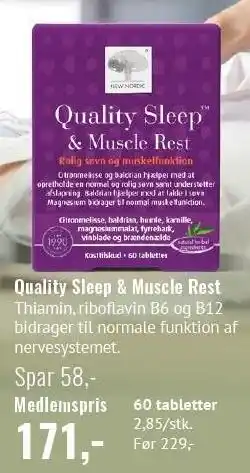 Helsam Quality Sleep & Muscle Rest tilbud