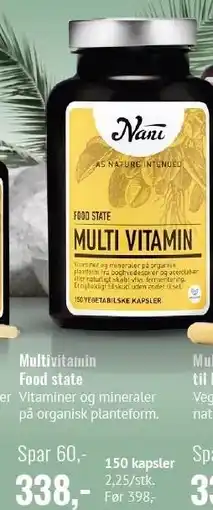 Helsam Multivitamin Food state tilbud