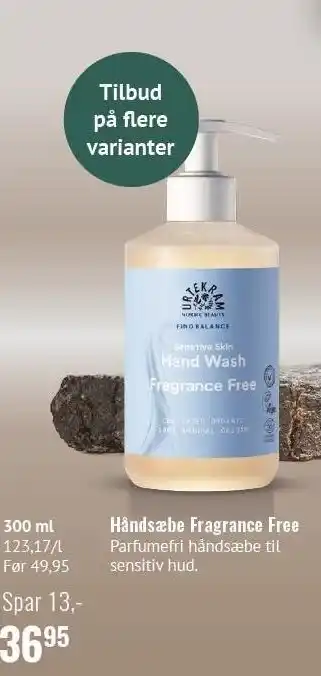 Helsam Håndsæbe Fragrance Free tilbud