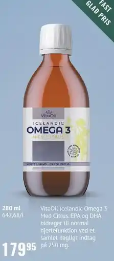 Helsam VitaOil Icelandic Omega 3 tilbud