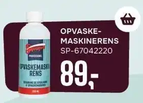 Skousen OPVASKEMASKINERENS tilbud