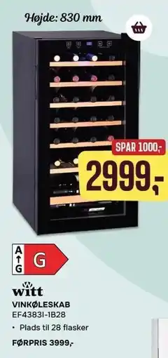 Skousen VINKØLESKAB tilbud