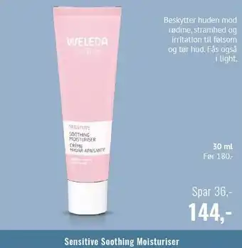 Din Lokale Helsekost Sensitive Soothing Moisturiser tilbud