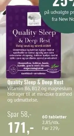 Din Lokale Helsekost Quality Sleep & Deep Rest tilbud