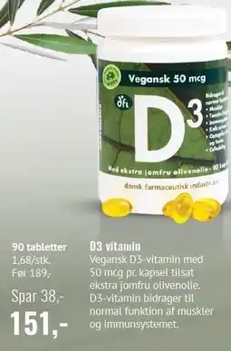 Din Lokale Helsekost D3 vitamin tilbud