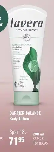 Din Lokale Helsekost BARRIER BALANCE Body Lotion 200 ml tilbud