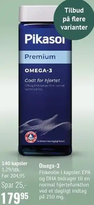 Din Lokale Helsekost Omega-3 tilbud