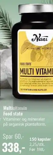 Din Lokale Helsekost Multivitamin Food state tilbud