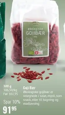 Din Lokale Helsekost Goji Bær 300 g tilbud