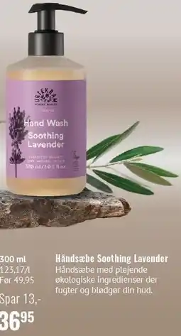 Din Lokale Helsekost Håndsæbe Soothing Lavender tilbud