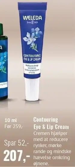 Din Lokale Helsekost Contouring Eye & Lip Cream 10 ml tilbud