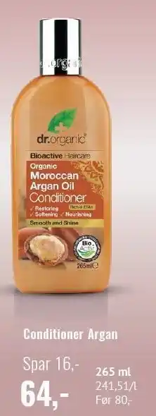 Din Lokale Helsekost Conditioner Argan 265 ml tilbud