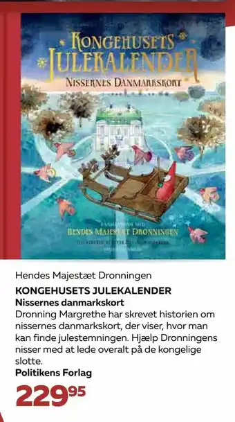 KONGEHUSETS JULEKALENDER Nissernes danmarkskort