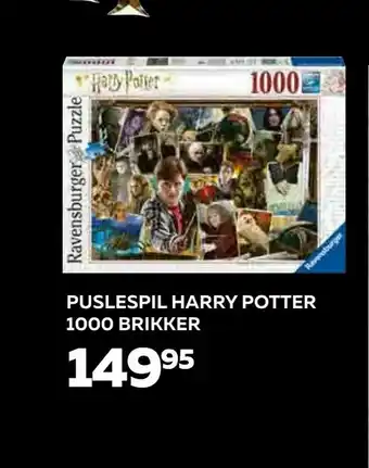 Bog & idé Puslespil harry potter 1000 brikker tilbud
