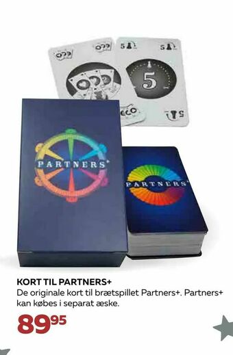 Bog & idé Kort til partners+ tilbud