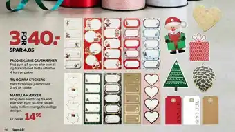 Til og fra stickers
