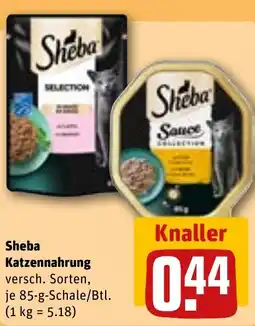 REWE Sheba Katzennahrung tilbud