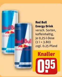 REWE Red Bull Energy Drink tilbud