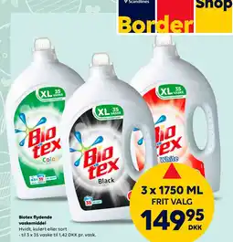 BorderShop Biotex flydende vaskemiddel tilbud