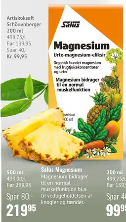 Din Lokale Helsekost Salus Magnesium tilbud