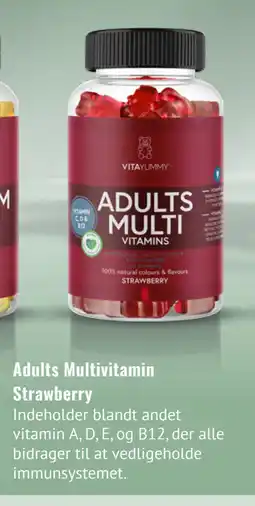 Din Lokale Helsekost Adults Multivitamin Strawberry tilbud