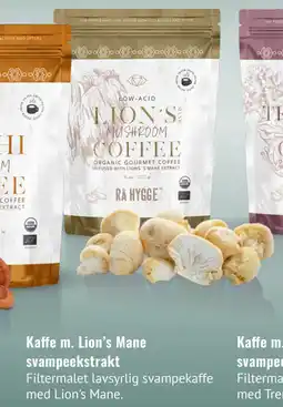 Din Lokale Helsekost Kaffe m. Lion’s Mane svampeekstrakt tilbud