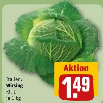 REWE Italien: Wirsing tilbud