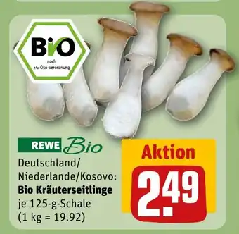 REWE Deutschland/ Niederlande/Kosovo: Bio Kräuterseitlinge tilbud