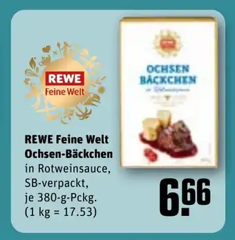 REWE REWE Feine Welt Ochsen-Bäckchen tilbud