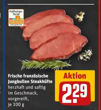 REWE Frisches französisches Jungbullen Filetsteak das zarteste Kurzbratstück, vorgereift, je tilbud