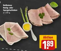 REWE Delikatess Honig- oder Spargelschinken tilbud