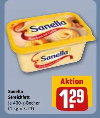 REWE Sanella Streichfett tilbud