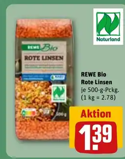 REWE REWE Bio Rote Linsen tilbud