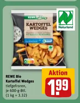 REWE REWE Bio Kartoffel Wedges tilbud