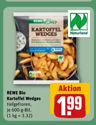 REWE REWE Bio Kartoffel Wedges tilbud