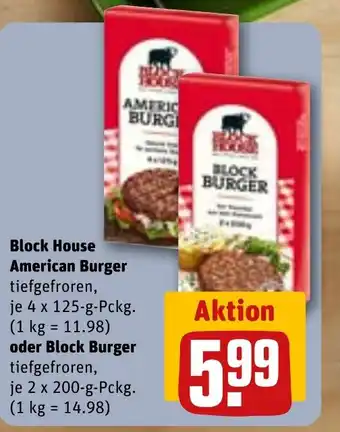 REWE Block House American Burger tilbud