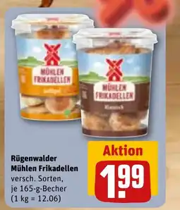 REWE Rügenwalder Mühlen Frikadellen tilbud