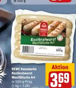 REWE REWE Regional Rostbratwurst >>Westfälische Art<«<, je tilbud