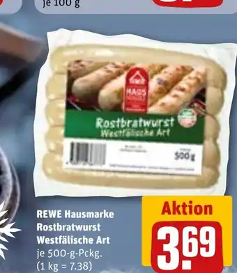 REWE REWE Regional Rostbratwurst >>Westfälische Art<«<, je tilbud