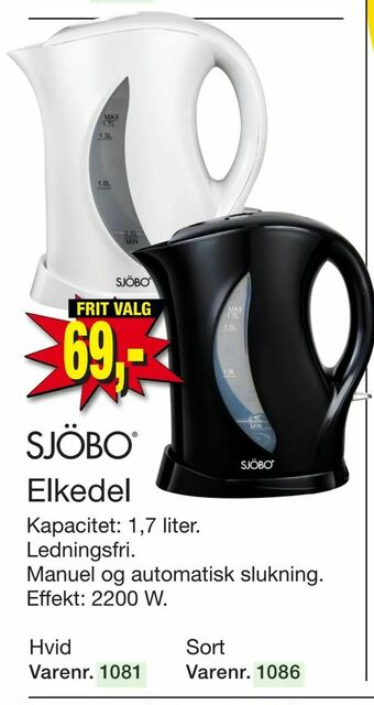 Harald Nyborg Elkedel tilbud