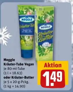 REWE Meggle Kräuter-Tube Vegan je tilbud