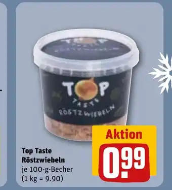 REWE Top Taste Röstzwiebeln tilbud