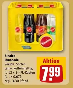 REWE Sinalco Limonade tilbud