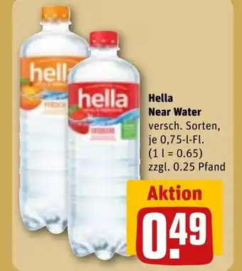 REWE Hella hella near water versch. sorten, tilbud