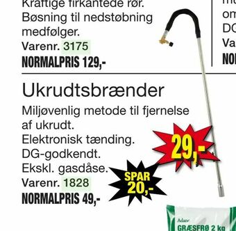 Harald Nyborg Ukrudtsbrænder tilbud