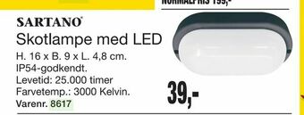 Harald Nyborg Skotlampe med LED tilbud
