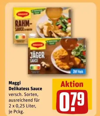 REWE Maggi Delikatess Sauce versch. Sorten, tilbud